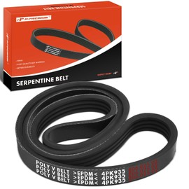 A-Premium Engine Serpentine Drive Belt Compatible with Infiniti QX70 2014, Q70 2014-2017, Q70L 2015-2017, FX50 2009-2013, M56 2011-2013 & Geo Tracker 1989-1994, 1.6L 5.0L 5.6L, GAS