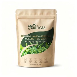 Nutricas Oolong Tea, Oolong Tea Bags Organic, 5g*20 Bags Selected Tea Leaves, Digestion and Metabolism, Rich in Antioxidants, Vegan and Non-GMO
