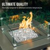Skyflame 10-Pound Fire Glass for Fireplace Fire Pit and Landscaping,