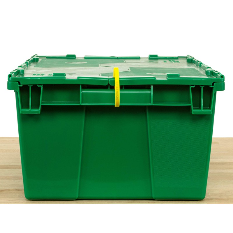 Secure Cable Ties Plastic Seals (8 inch - Fixed, Yellow)