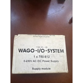 Wago 750-612 DIN Rail Mount 10AMP 230V AC/DC Power Supply Module - Light Gray