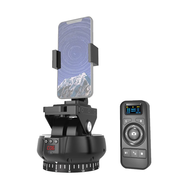 Andoer YT1200 Motorized Pan Tilt Head 2axis Panoramic Head 360
