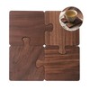Sunny Glow Coaster Wooden Stylish Puzzle, Scandinavian Miscellaneous Goods, Interior