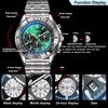 Men's Watch Automatic Winding Mechanical Movement Multi-Function Dial Design, Week