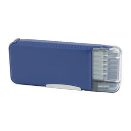 Sonic FD-8445-K Pencil Check, Double-sided Brush, Double Sheet Reinforcement, Uka Suppo, Navy