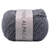 DARUMA 6500 Hand-Knitting Wool Yarn, Airy Wool Alpaca, Medium Weight