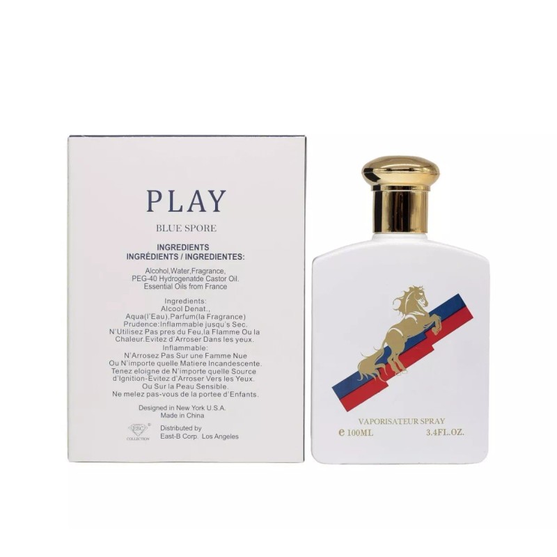 EBC Pool Blue Spore Eau de Toilette para hombre, 3.4