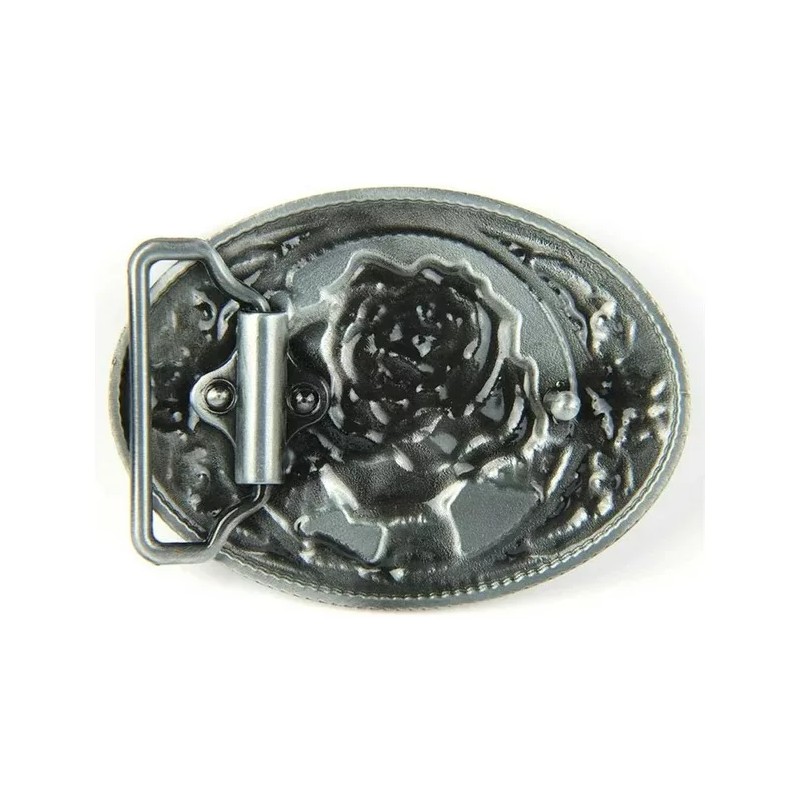 CTM Hebilla De Cinturón Western Vaquero Flor Rosa Para Unisex