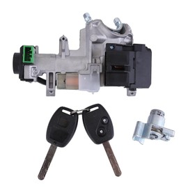 moseiny 06351-SZA-A01 Ignition Key Switch Cylinder & Door Lock Set with 2 Keys Compatible for Honda Pilot EX LX EX-L Sport Utility 4-Door 3.5L 2009-2015 Ignition Key Switch Lock Cylinder 72185-SZA-A01