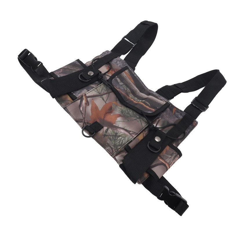 Radio Chest Harness Chest Front Pack Pouch Vest Rig Radio