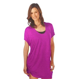 Speedo Women's Adjustable Length Swim Cover-Up (Large, Very Fuchsia)