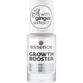 essence Growth Booster Base Coat Stronger Growth, Nail Care, Transparent, Growth, Translucent, No Acetone, Vegan, No Preservatives (8 ml)