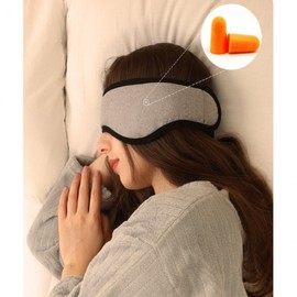Unisex Noise Cancelling Sleep Earplugs with Eye Mask UC-0081 Black/ONE