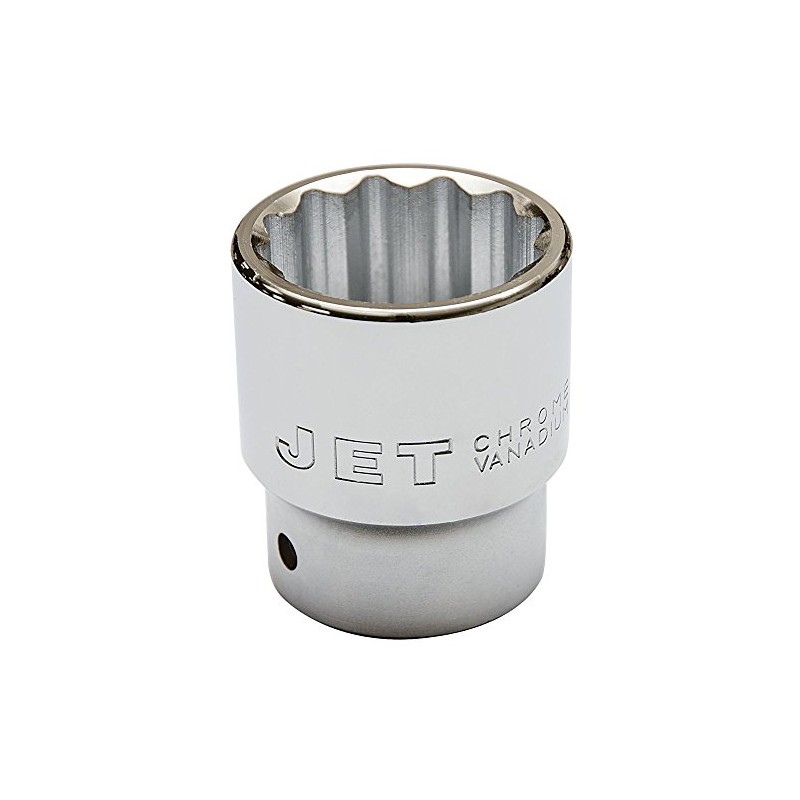 JET 673627-3/4-Inch Drive, 27mm, Regular, 12 Point, Metric Chrome Socket