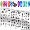 PH PandaHall 5 x Angel Fairy Nail Art Stencils, 120