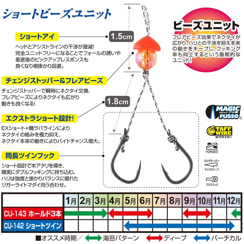 Owner CU-142 Change-Up Multi Custom Short Twin No. 9