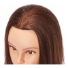 Hairlink Maniqui Cabeza Cabello Natural 4 # Marrón 70 Cm