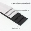 6Pcs Headbands for Women Non Slip Elastic Stretchy Cotton Head