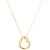 Collar de Corazón en Chapa de Oro 22K para Mujer,
