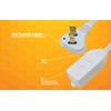 Woods SlimLine Extension Cord - 16/2 Indoor Flat Plug with