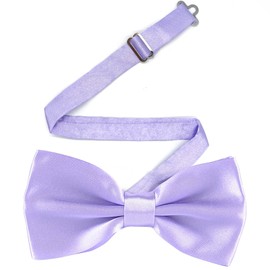 Medsuo Adjustable Bowtie, Men BowtiePre-Tied Bow Tie for Parties (Purple)