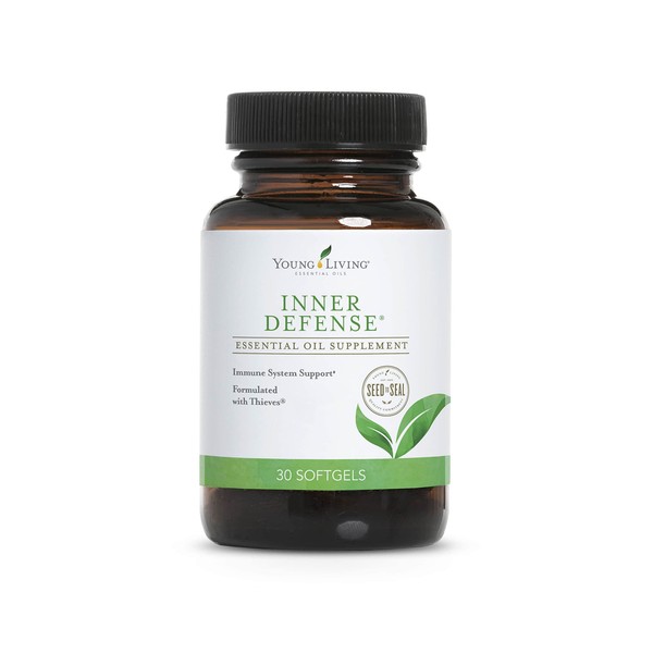 Young Living - Inner Defense 30 Softgels | Premium Essential Oil Daily Immune Support Supplement | Seasonal Wellness Aid | Immunity Boosting Liquid Capsules