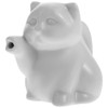 UPKOCH Mini Ceramic Cat Creamer Pitcher with Handle, 1.69oz/50ml White