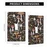 Cute Mushroom Boho Light Switch Cover Decorative Single Toggle 1
