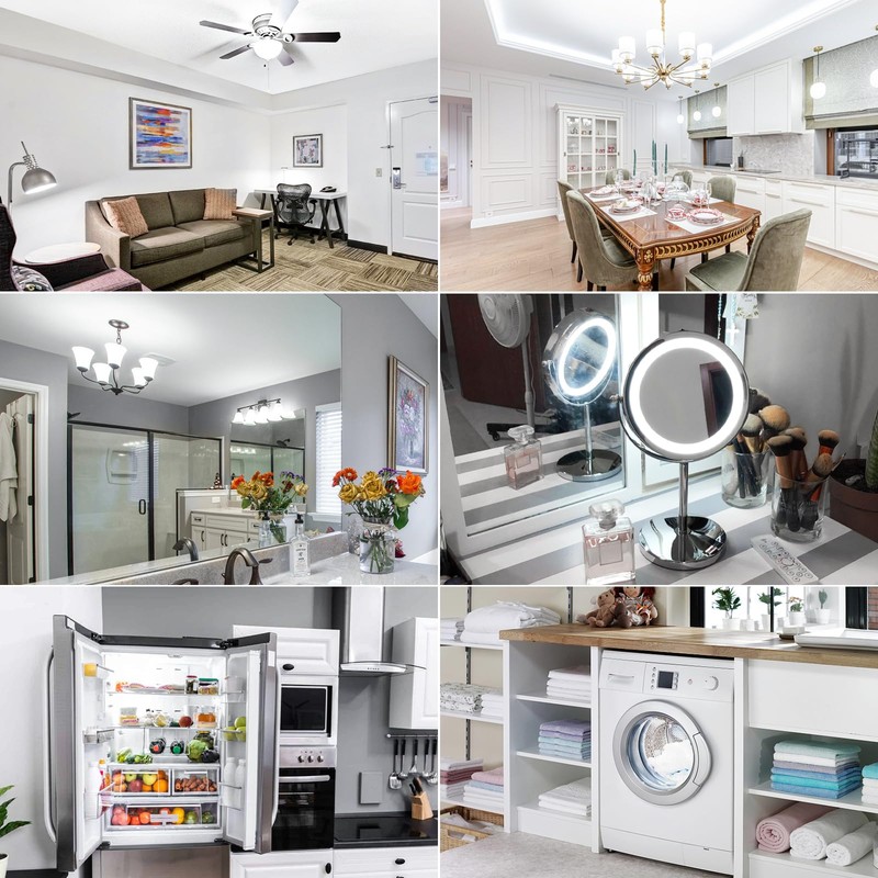 Lacnooe E12 LED Light Bulbs 5W Equivalent to E12 Candelabra