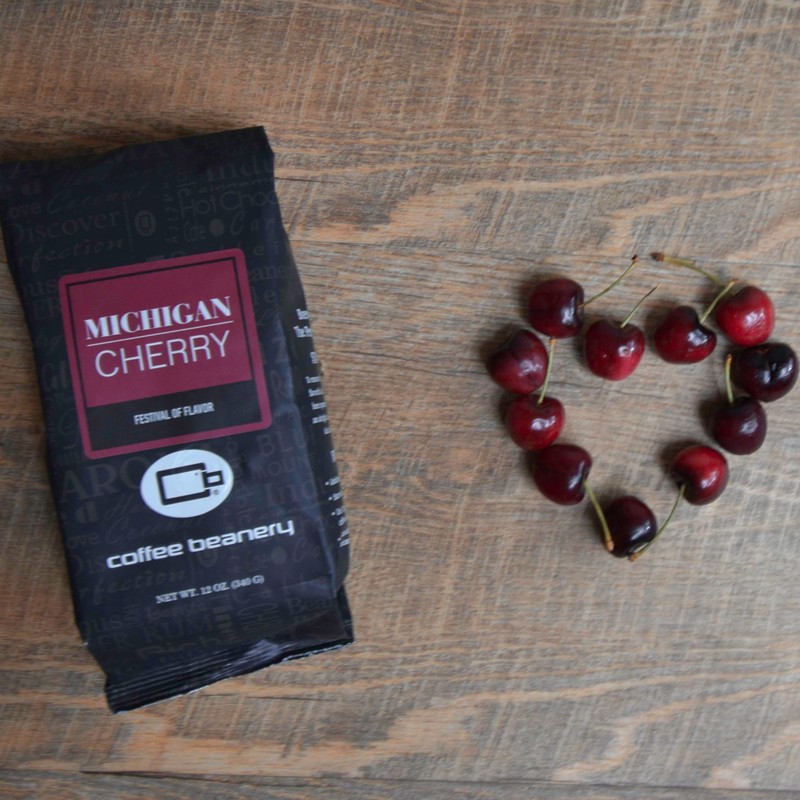 Michigan Cherry Flavored Coffee by Coffee Beanery | 12oz Specialty