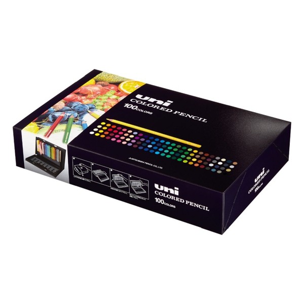 Mitsubishi Pencil Uni Colored Pencils 100 Colors Set