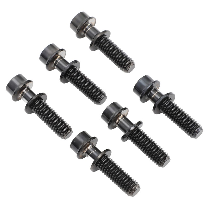 6PCS Bike Stem Bolts Titanium Alloy M5x20mm Bike Handlebar Stem