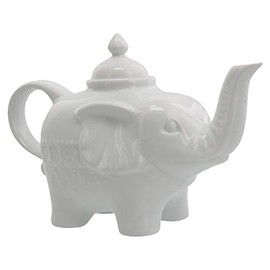 BIA Cordon Bleu 28-Ounce Elephant Teapot, White (901194S1SIOC)