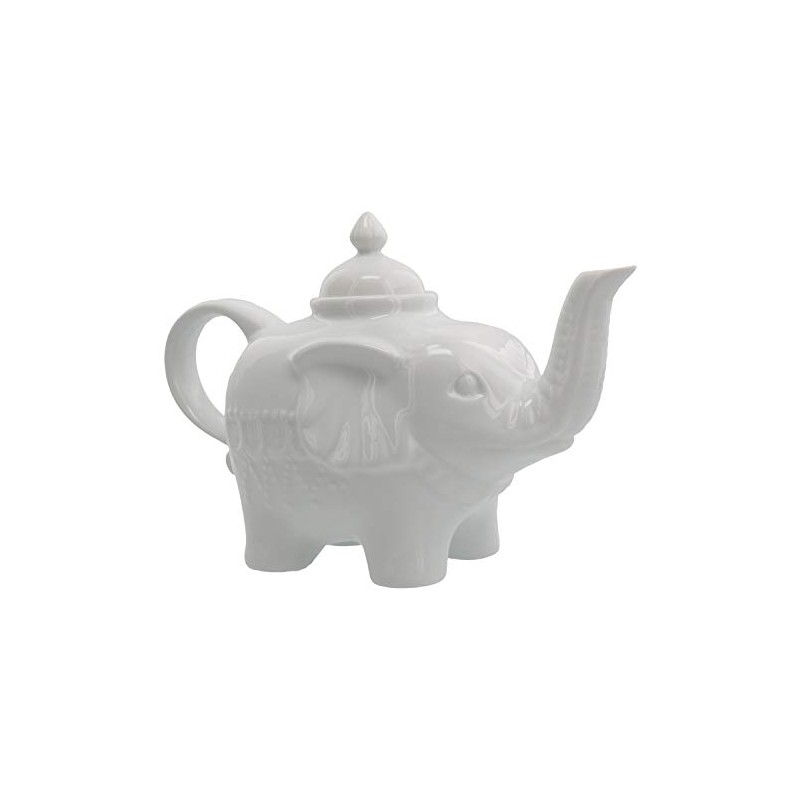 BIA Cordon Bleu 28-Ounce Elephant Teapot, White (901194S1SIOC)