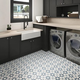 12x12 Calais Sky Pattern Ceramic Tile Wall Floor (Sold PER Piece)