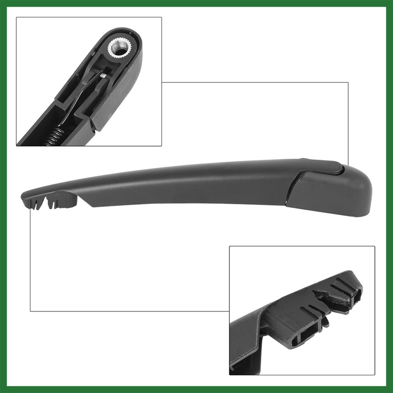 Motoforti 240mm 10 Inch Vehicle Rear Windscreen Wiper Blade Arm