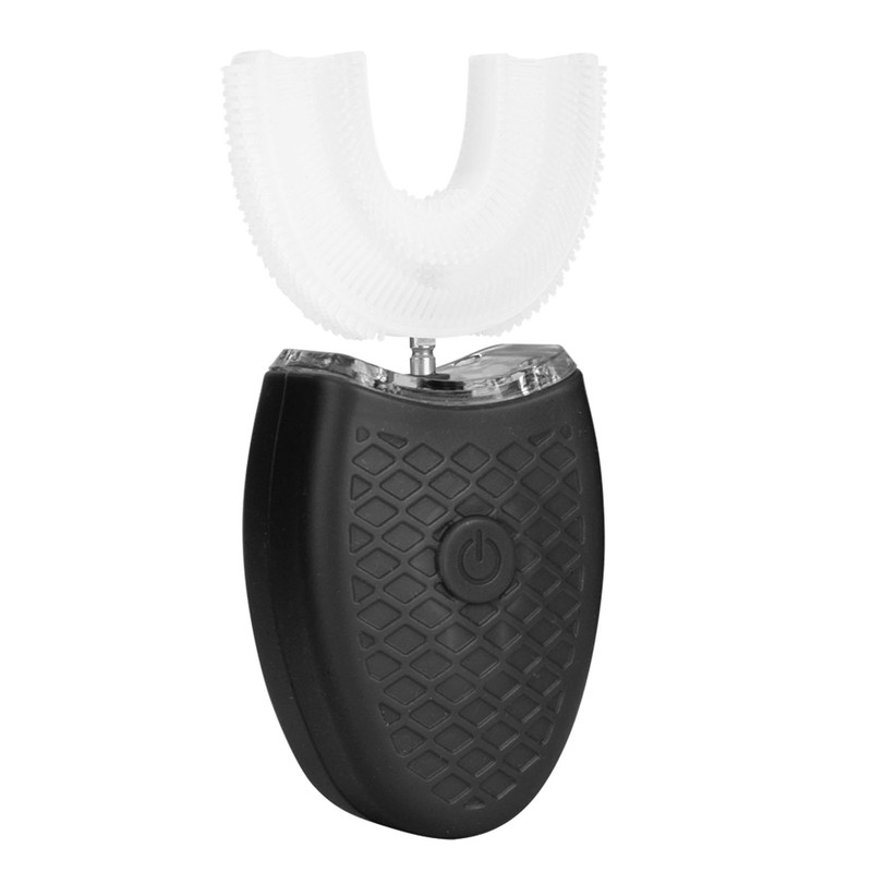 Household Ultrasonic Rechargeable Silicone U shaped Electric Toothbrush Teeth Whitening