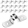20 Pcs Pipe Clips 10mm,Caianwin Pipe Clamp Stainless Steel 304