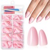 AddFavor Press on Nails Almond Medium Fake Nails Press ons,