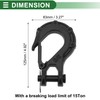 X AUTOHAUX Tractor Bucket Hooks 3/8" Front Tractor Accessories Bucket