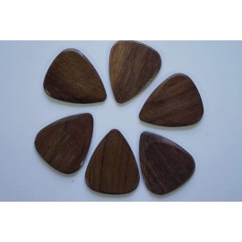 Timber Tones Luxury Wood Guitar Pick - Indian Chestnut - Single Pick