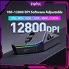 INPHIC Cyber Wireless Gaming Mouse, Tri-Mode 12000 DPI, 65g Lightweight