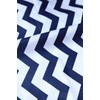 TAOSON 100% Cotton 300 Thread Count Gray and White Chevron