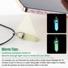 TXIN 10 Pcs Glow in the Dark Crystal Pendant Necklace,