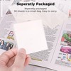 300 Transparent Sticky Notes, 75 x 75 mm, Waterproof &