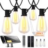 Bdrofn 200FT Solar String Lights Outdoor Waterproof, Solar Patio Lights