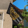Warrant Officer Rising Eagle Flag Indoor Outdoor Yard Decoration Flag