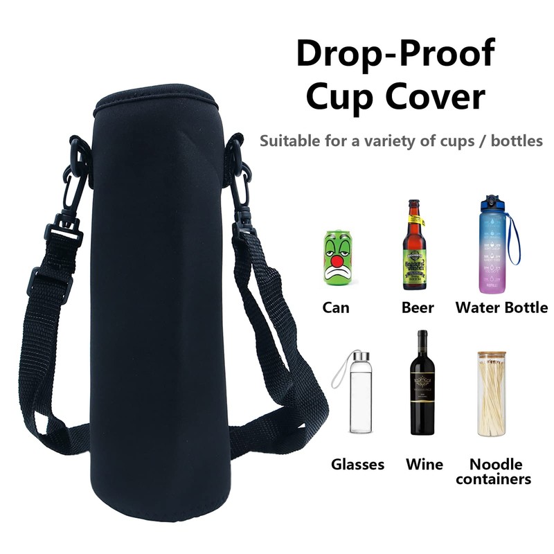 WANGCL 2pcs Water Bottle Carrier Insulated Cover Bag Pouch Holder