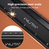 WUTA Aluminum Ruler, 11.8 inches (30 cm), Aluminum Scale Ruler,