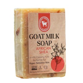 Honey Sweetie Acres Lilac Goat Milk Soap - Handmade 5 oz Bar, Made with Natural Ingredients, Moisturizing & Gentle, Made in the USA